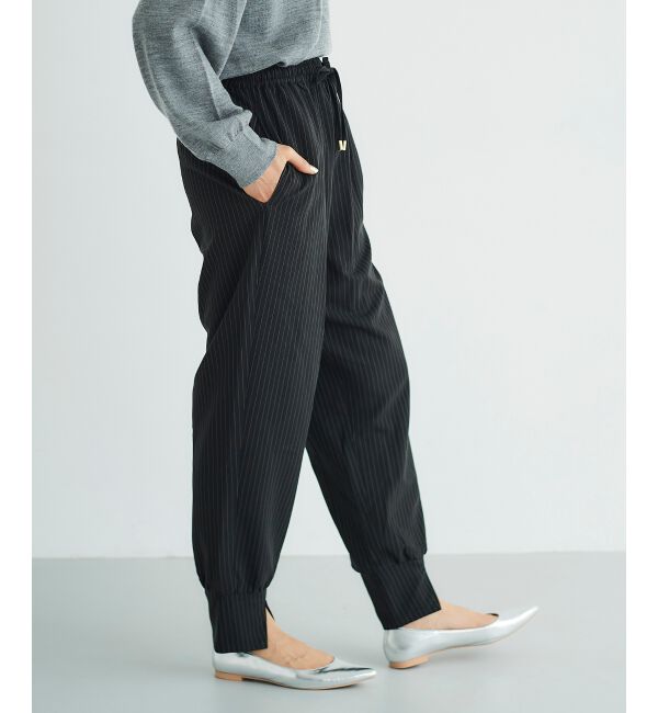 le.coeur blanc「ダブルストライプジョガーパンツ」|その他|