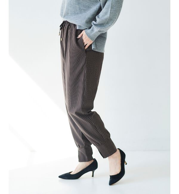 le.coeur blanc「ダブルストライプジョガーパンツ」|その他|