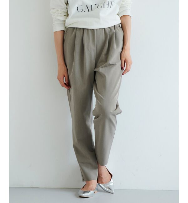 le.coeur blanc「タックテーパードパンツ」|その他|