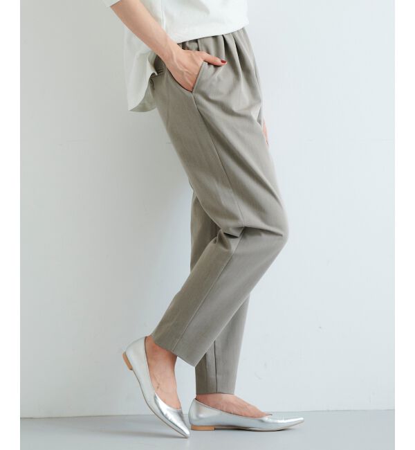 le.coeur blanc「タックテーパードパンツ」|その他|