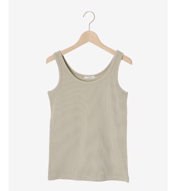 le.coeur blanc「COTTONストレッチテレコタンク」|タンクトップ|カーキグリーン