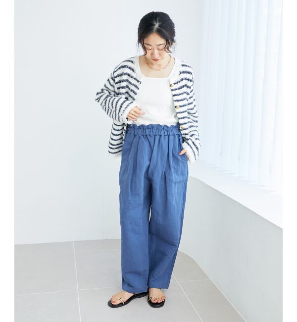  「スクエアニットタンク」|タンクトップ|