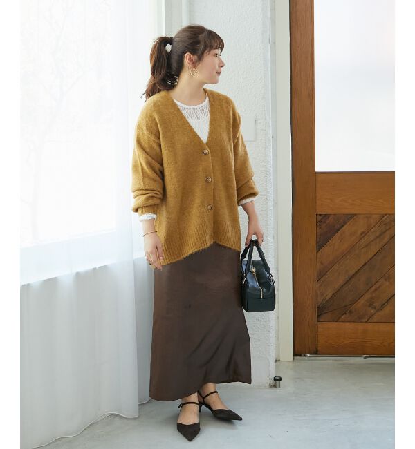  「ストレッチレースクルーネックカットソー」|Tシャツ・カットソー|