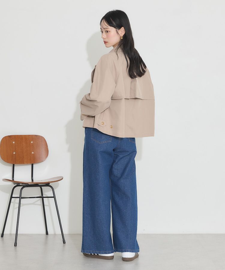 earth music&ecology「ショートトレンチコート」|トレンチコート|