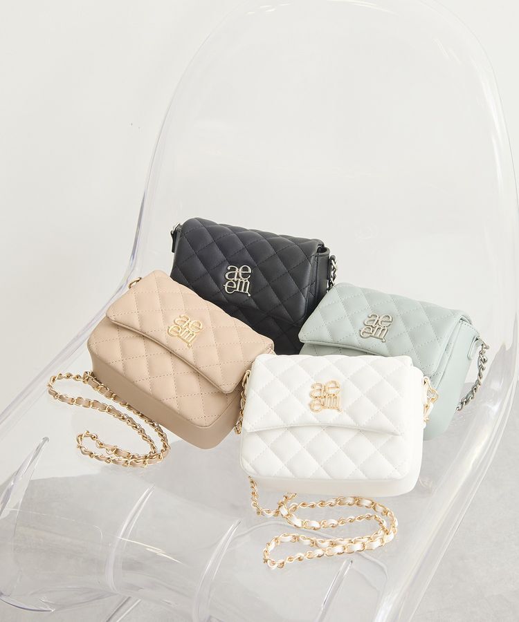 earth music&ecology「エンブレムロゴチェーンショルダーバッグ」|ショルダー・メッセンジャー|