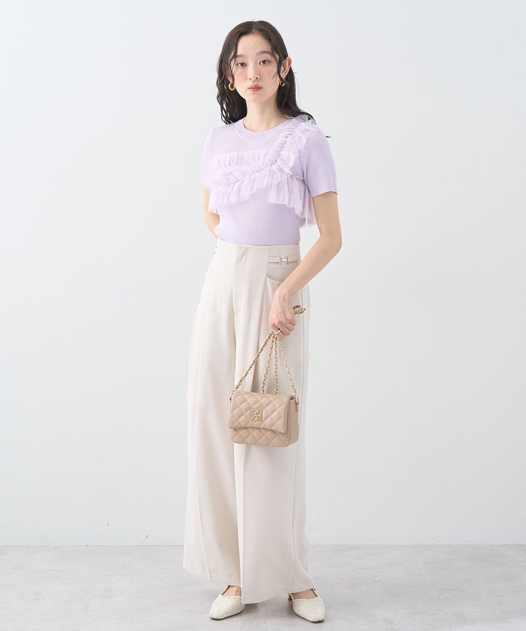 earth music&ecology「エンブレムロゴチェーンショルダーバッグ」|ショルダー・メッセンジャー|