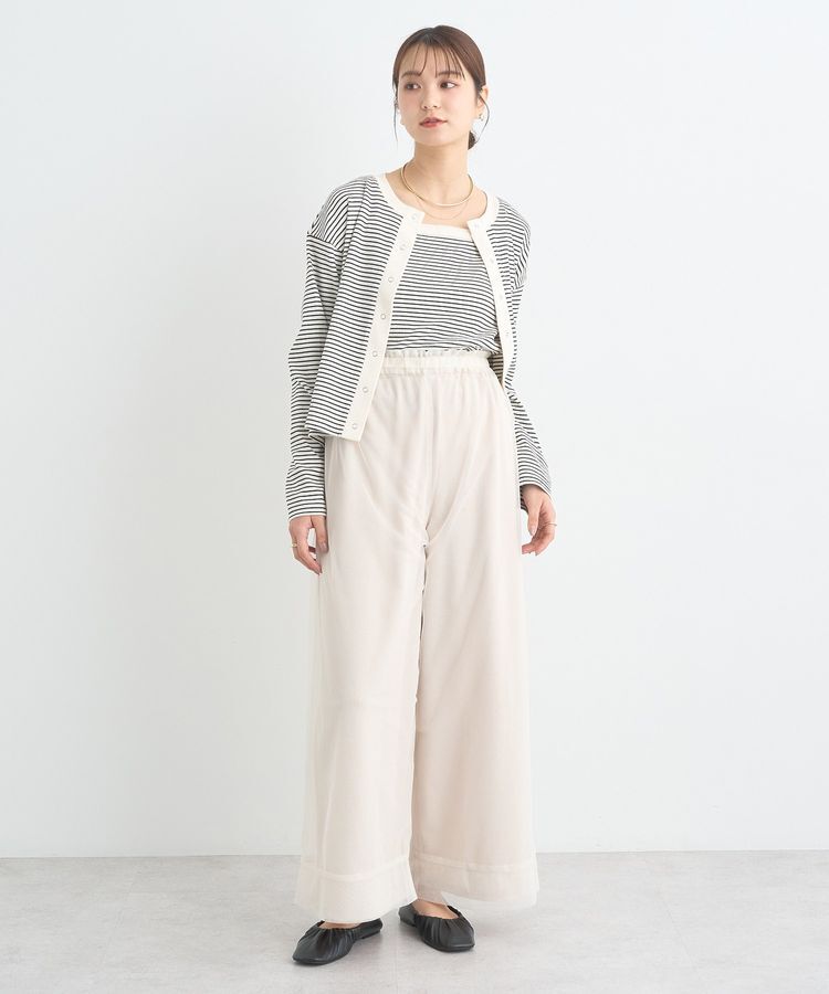 earth music&ecology「シアーレイヤードパンツ」|その他|