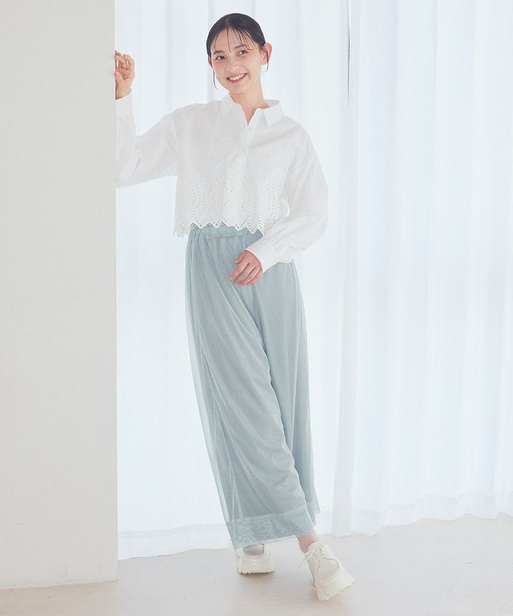 earth music&ecology「シアーレイヤードパンツ」|その他|