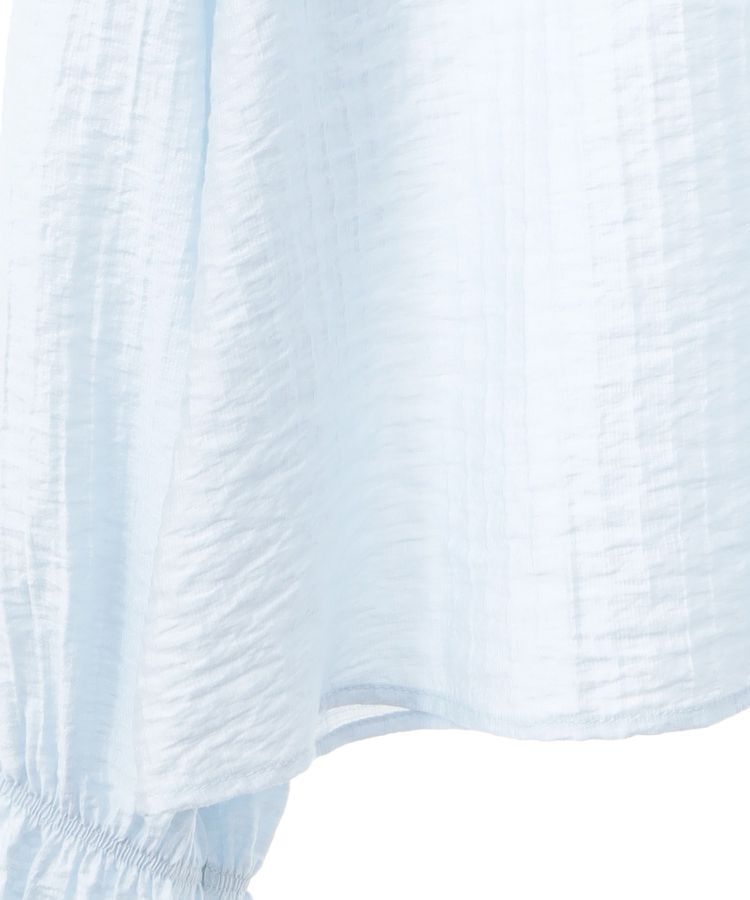 earth music&ecology「2WAYスクエアラッフルカラーブラウス」|シャツ・ブラウス|