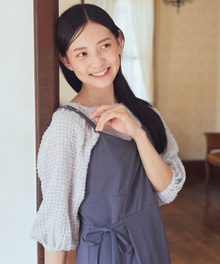 earth music&ecology「前後2wayミニフリンジブラウス」|シャツ・ブラウス|