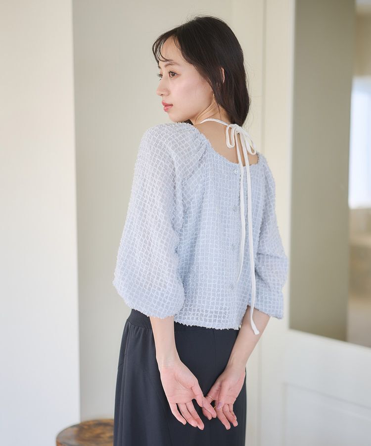 earth music&ecology「前後2wayミニフリンジブラウス」|シャツ・ブラウス|