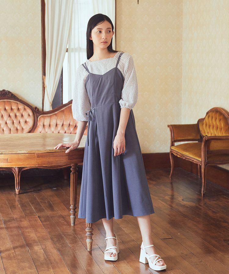 earth music&ecology「前後2wayミニフリンジブラウス」|シャツ・ブラウス|