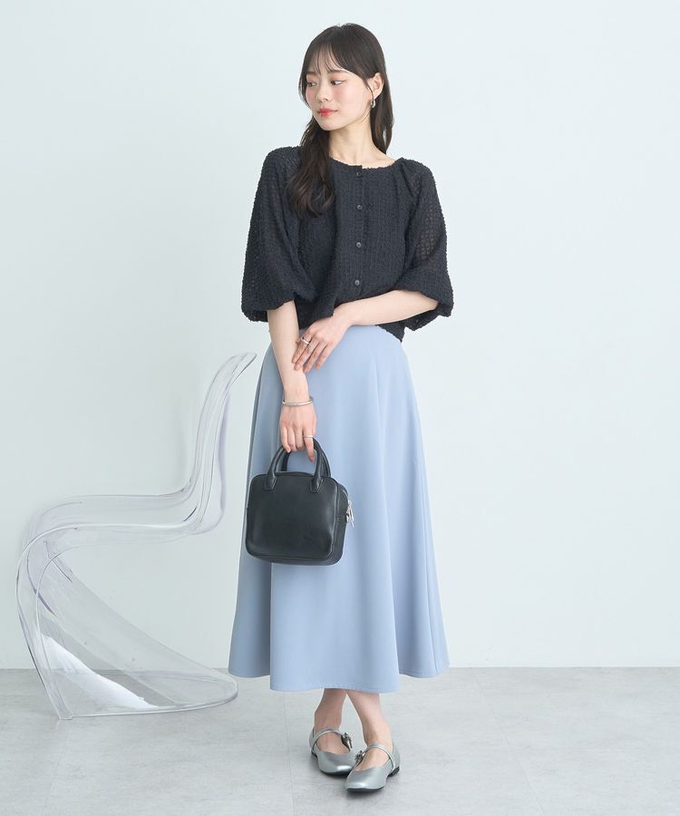 earth music&ecology「前後2wayミニフリンジブラウス」|シャツ・ブラウス|