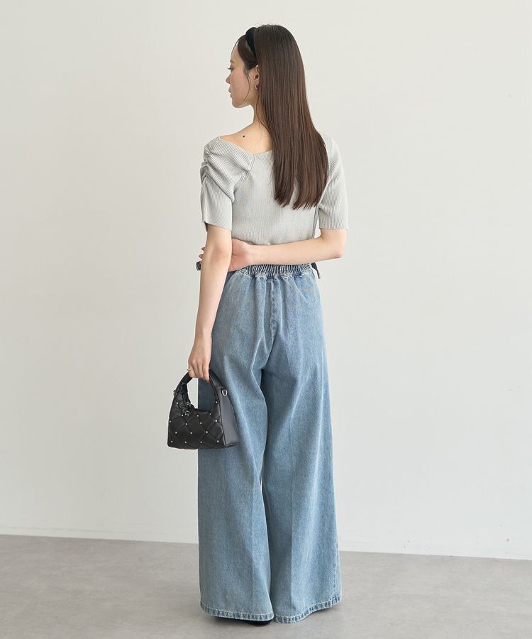 earth music&ecology「スタッズキルトバッグ」|ハンドバッグ|