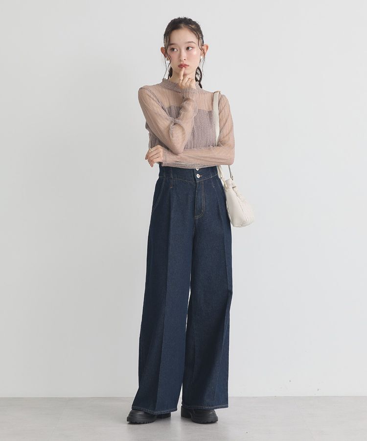 earth music&ecology「スタッズキルトバッグ」|ハンドバッグ|