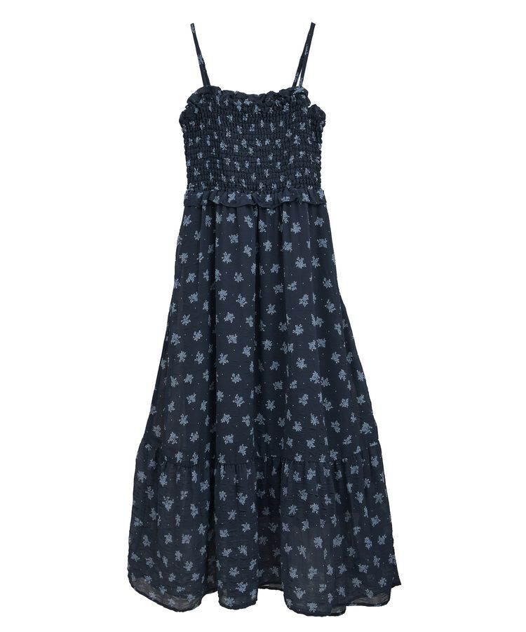 earth music&ecology「花柄シアーポップコーンキャミワンピース」|ワンピース|