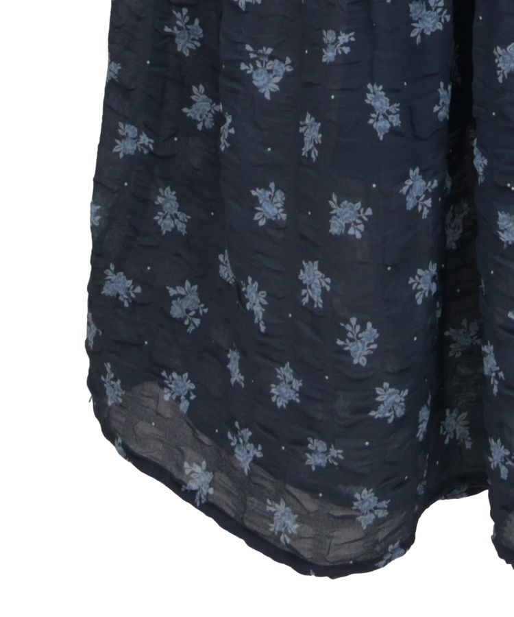 earth music&ecology「花柄シアーポップコーンキャミワンピース」|ワンピース|