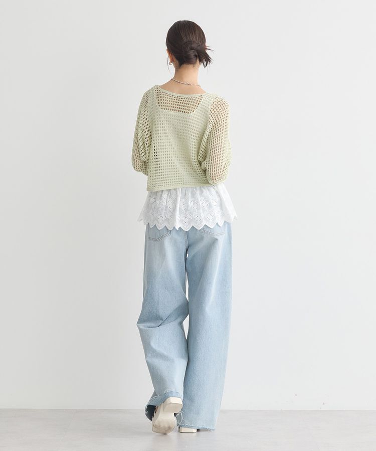 earth music&ecology「コットンレースヘムインナー」|キャミソール|