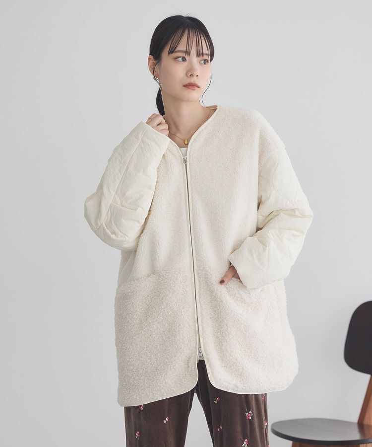 earth music&ecology「ボアキルトミドルコート」|その他|