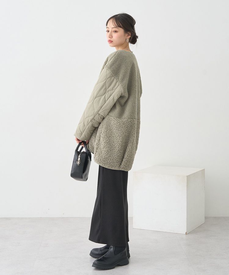 earth music&ecology「ボアキルトミドルコート」|その他|