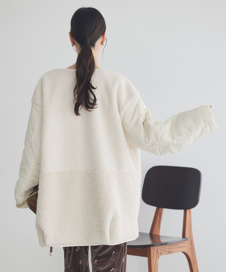 earth music&ecology「ボアキルトミドルコート」|その他|