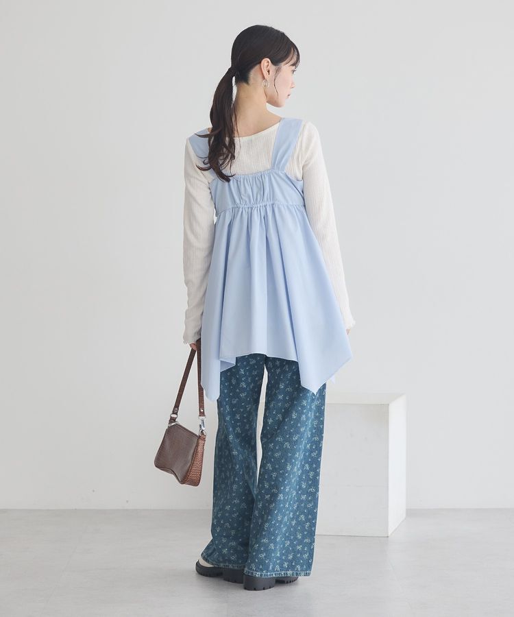 earth music&ecology「チェーンリブホルターネックプルオーバー」|Tシャツ・カットソー|