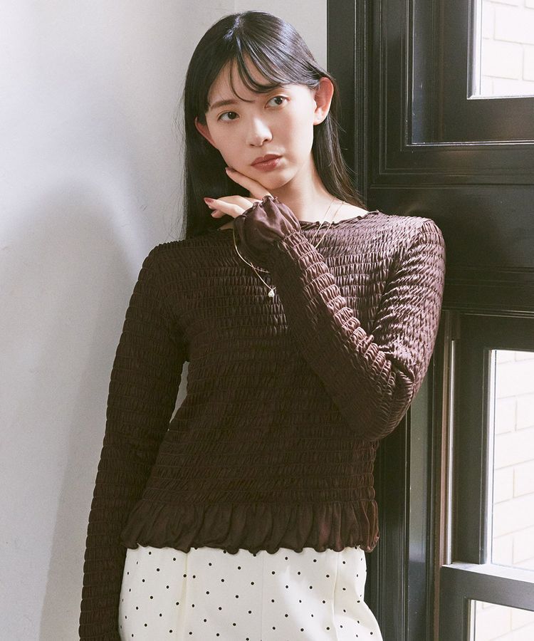 earth music&ecology「シャーリングメロープルオーバー」|Tシャツ・カットソー|