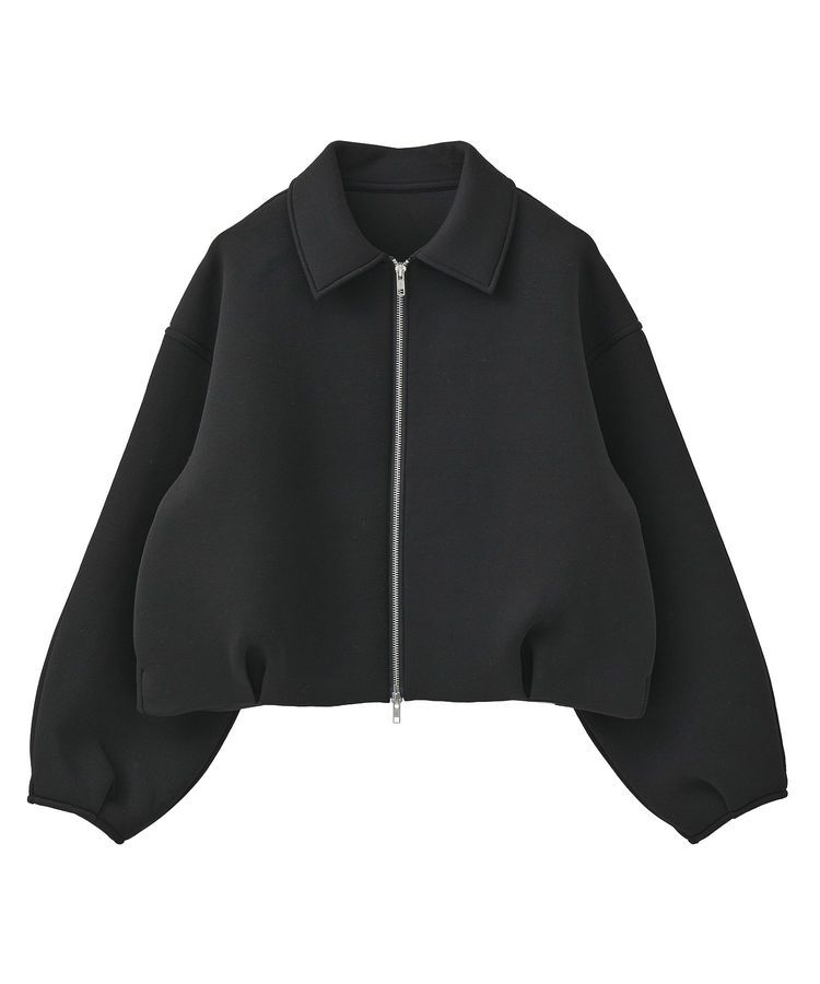 earth music&ecology「ダンボールニットZIPブルゾン」|ブルゾン・スタジャン|