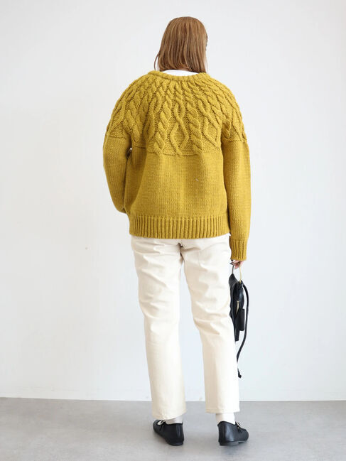  「2WAYポコポコケーブルニットカーディガン」|カーディガン|