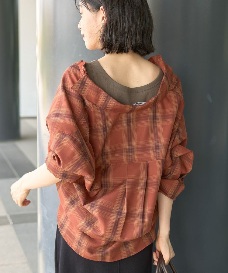 AMERICAN HOLIC「イージーケアチェックシャツ【360&deg;着こなしシャツ】」|シャツ・ブラウス|