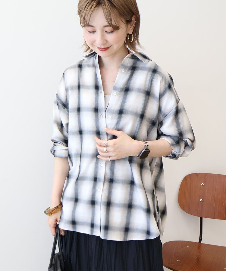 AMERICAN HOLIC「イージーケアチェックシャツ【360&deg;着こなしシャツ】」|シャツ・ブラウス|