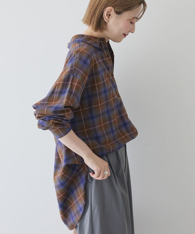 AMERICAN HOLIC「ビエラ起毛チェックシャツ」|シャツ・ブラウス|