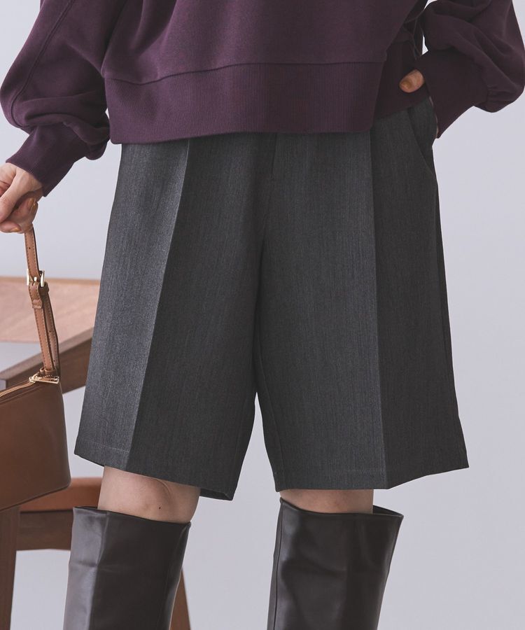 AMERICAN HOLIC「イージーケアタックハーフパンツ」|その他|Gray Mixture