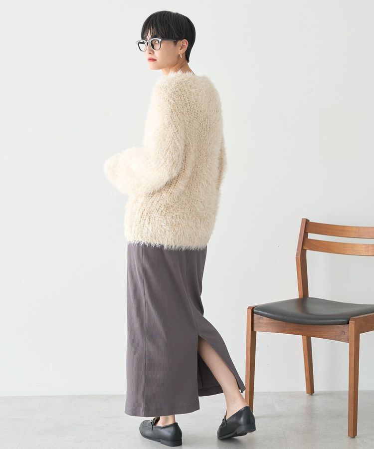 AMERICAN HOLIC「針抜きリブナロースカート」|タイト|