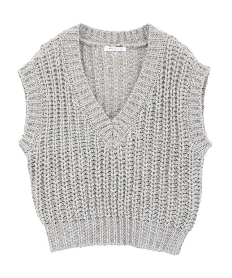 AMERICAN HOLIC「ローゲージVネックニットベスト」|ベスト・ジレ|