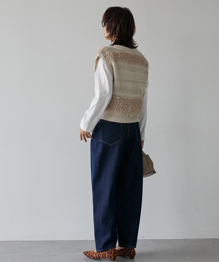 AMERICAN HOLIC「ループミックスニットベスト」|ベスト・ジレ|