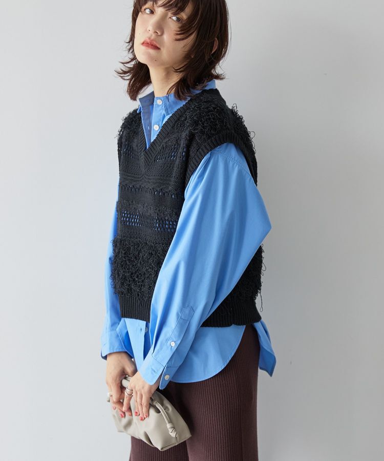 AMERICAN HOLIC「ループミックスニットベスト」|ベスト・ジレ|