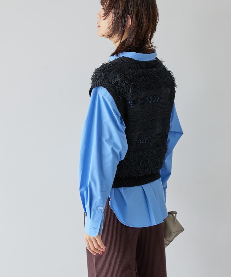AMERICAN HOLIC「ループミックスニットベスト」|ベスト・ジレ|