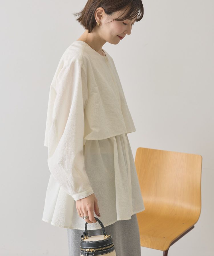 AMERICAN HOLIC「サッカーティアードブラウス」|シャツ・ブラウス|