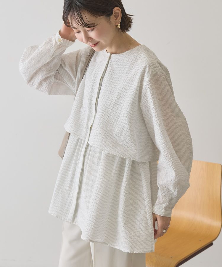 AMERICAN HOLIC「サッカーティアードブラウス」|シャツ・ブラウス|