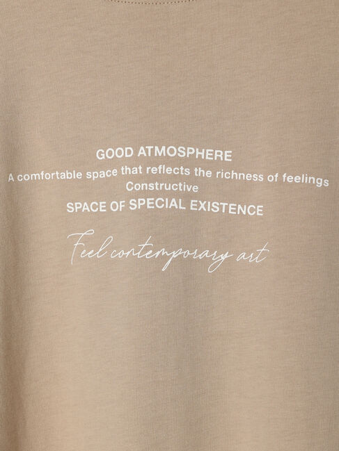 Green Parks「バックフォトプリント半袖チュニック」|チュニック|