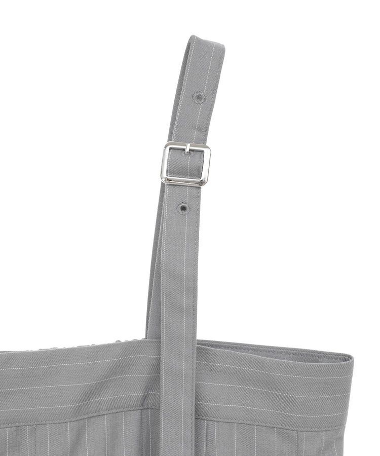 Green Parks「ピンストライプベアトップジャンスカ」|ジャンパースカート|