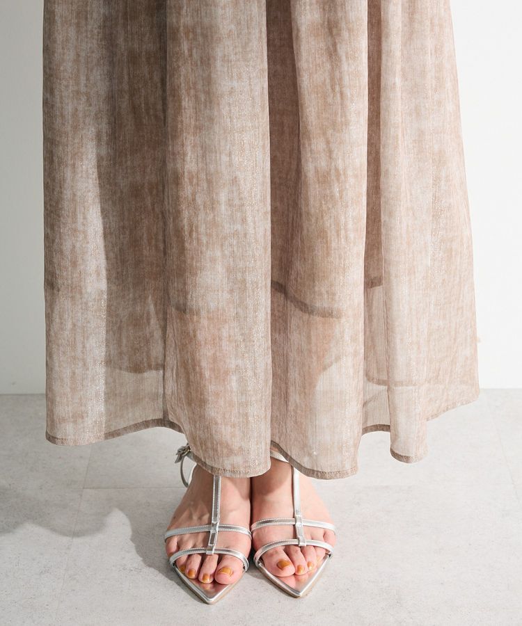 armonia「SET2点マーブル柄＋チュールスカート」|フレア|