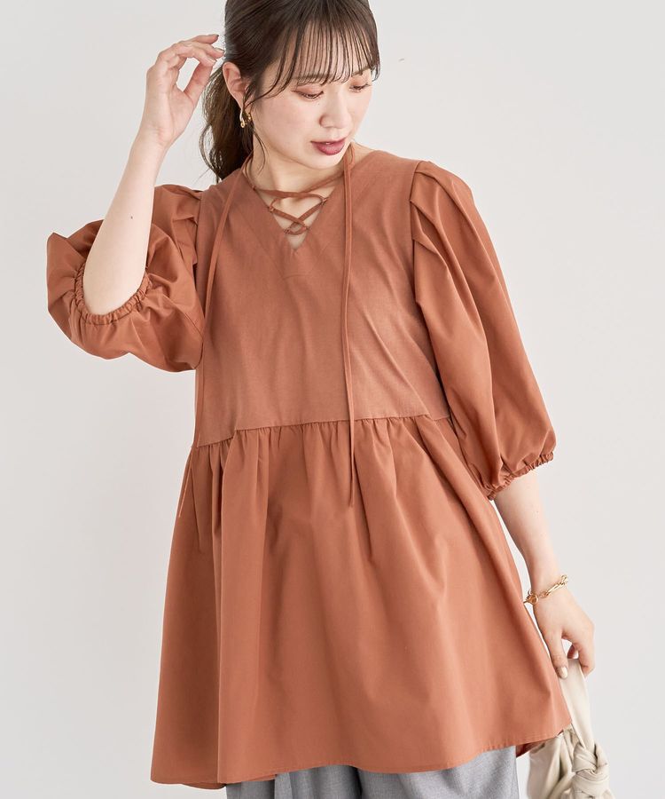 Green Parks「・ELENCARE DUE 2wayボリュームチュニック」|チュニック|