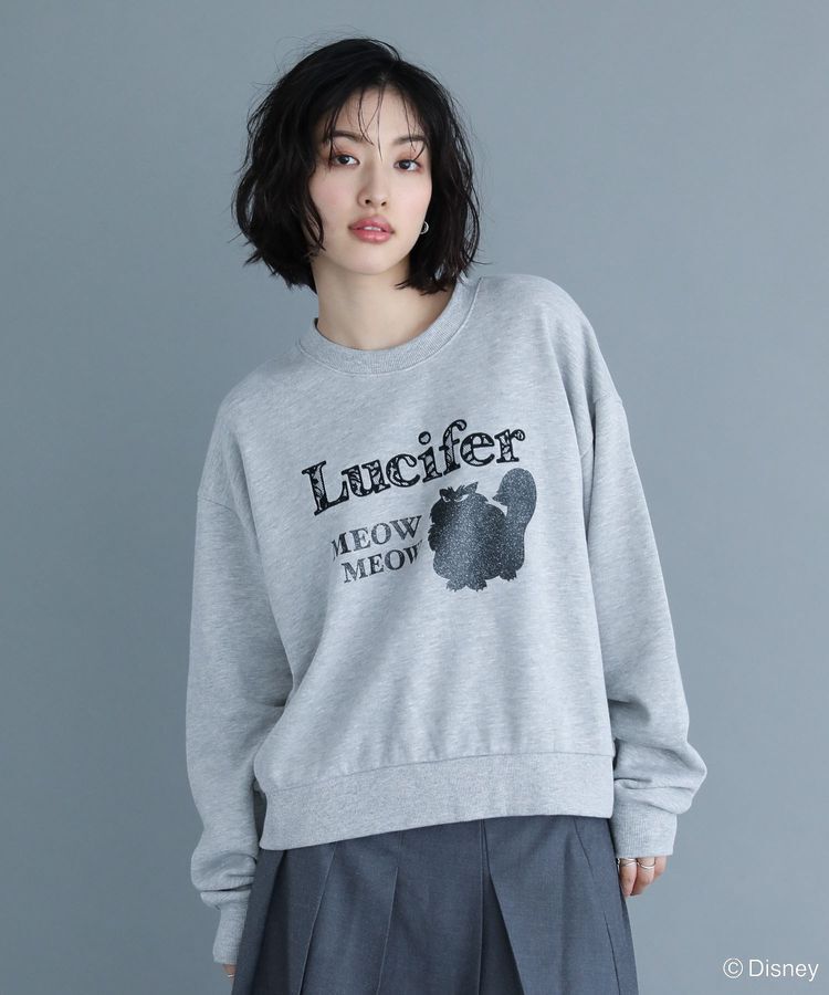 Green Parks「Lucifer/ルシファー/レース英字ロゴスウェット」|スウェット・ジャージ|