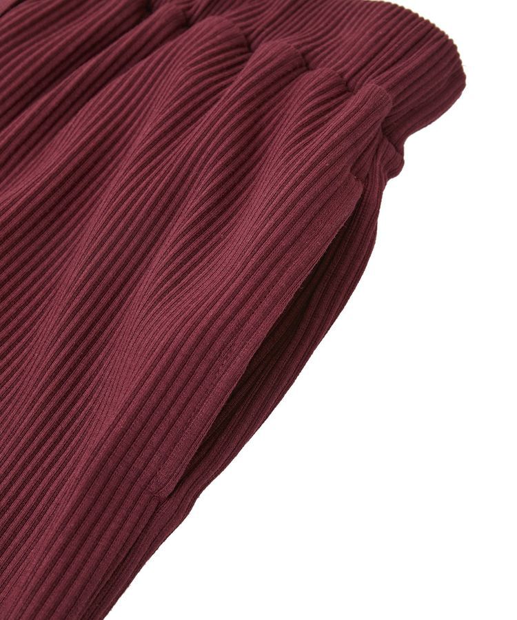 Green Parks「楽ちんIラインリブスカート」|タイト|