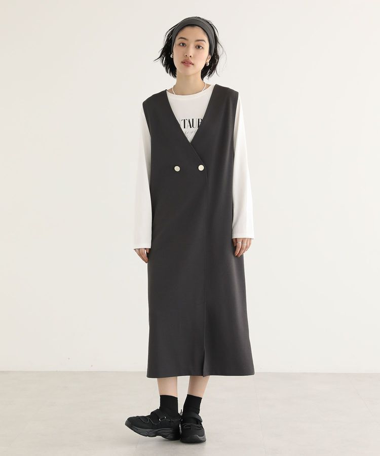 Green Parks「キレイ目ロゴ長袖Tシャツ」|Tシャツ・カットソー|