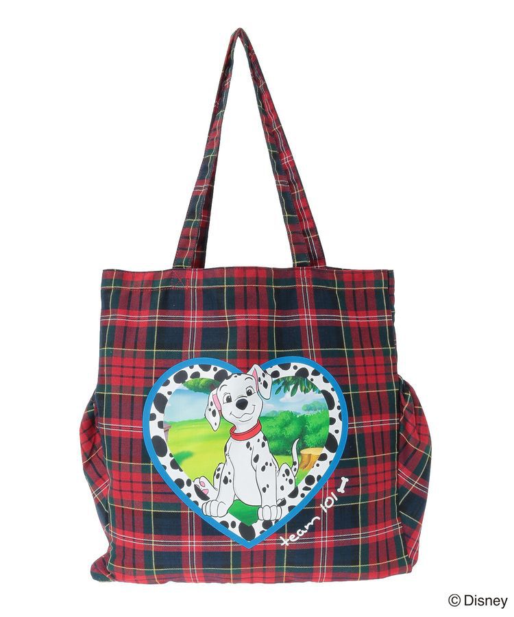 Green Parks「101匹わんちゃん/チェック柄トートバッグ」|トートバッグ|