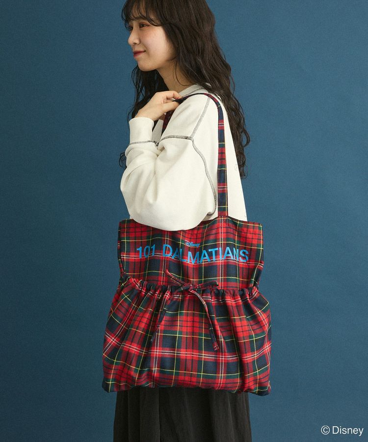 Green Parks「101匹わんちゃん/チェック柄トートバッグ」|トートバッグ|