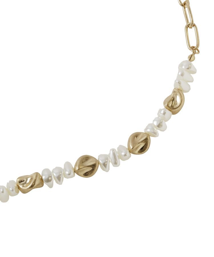 Green Parks「バロックパール風コインネックレス」|ネックレス|